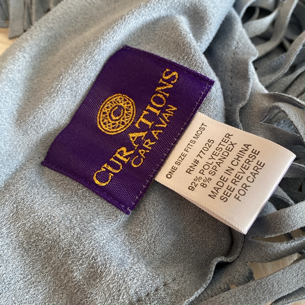 Curation Caravan Studed Tassels Wrap - image 8